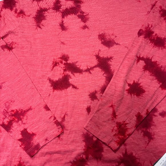 Lululemon Lab Wool-Blend Tie Dye Long Slev Shirt Tee Sz XL NWT $108 - Picture 3 of 6